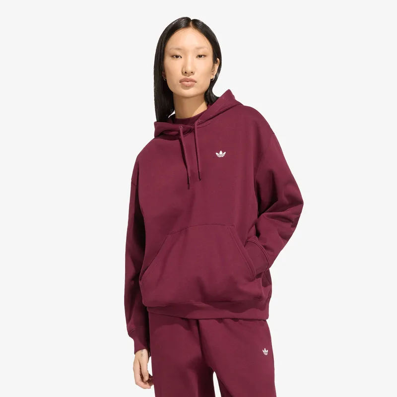 Φούτερ adidas Essentials Oversized Fleece Hoodie Maroon XL
