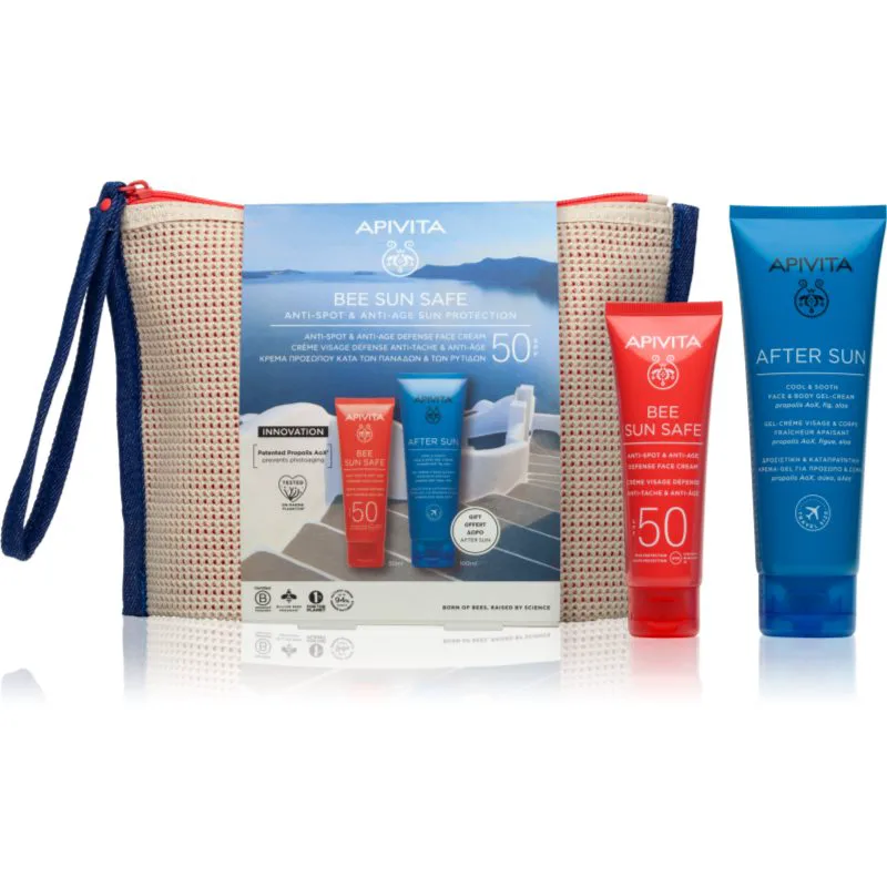 Apivita Bee Sun Safe Anti-spot & Anti-age Sun Protection Σετ για ηλιοθεραπεία