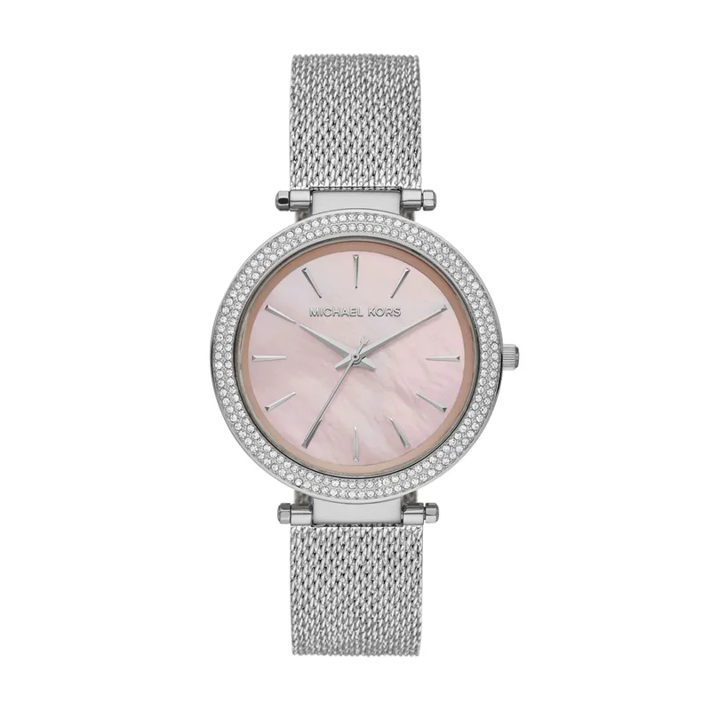 Michael KORS Darci Crystals Silver Stainless Steel Bracelet MK4518