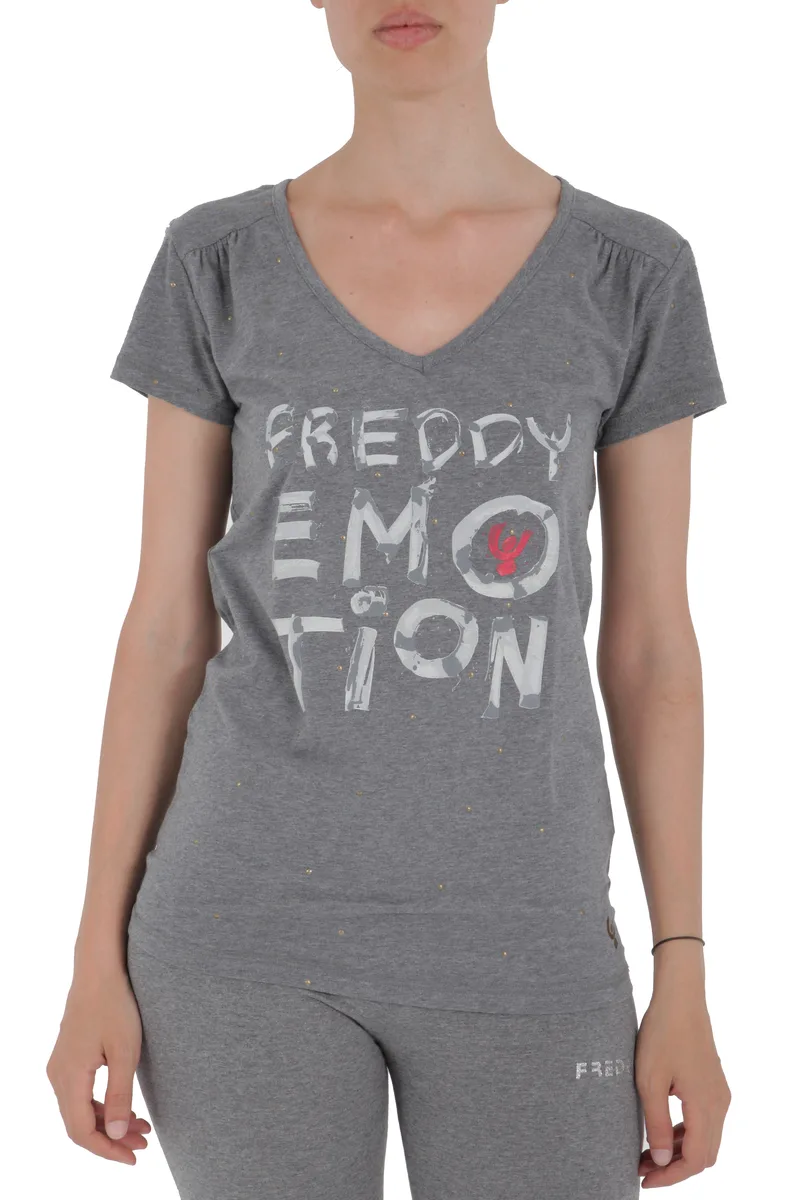 Μπλούζα Κοντομάνικη Freddy Printed 35255-H31 Γυναικείο