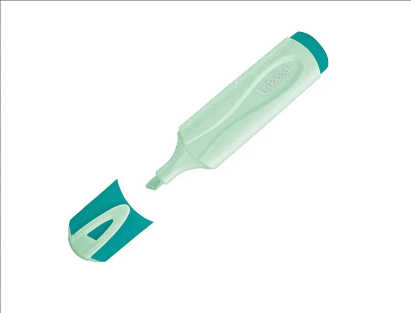Μαρκαδόρος υπογράμμισης Maped Fluo Peps Pastel Glitter - πράσινο