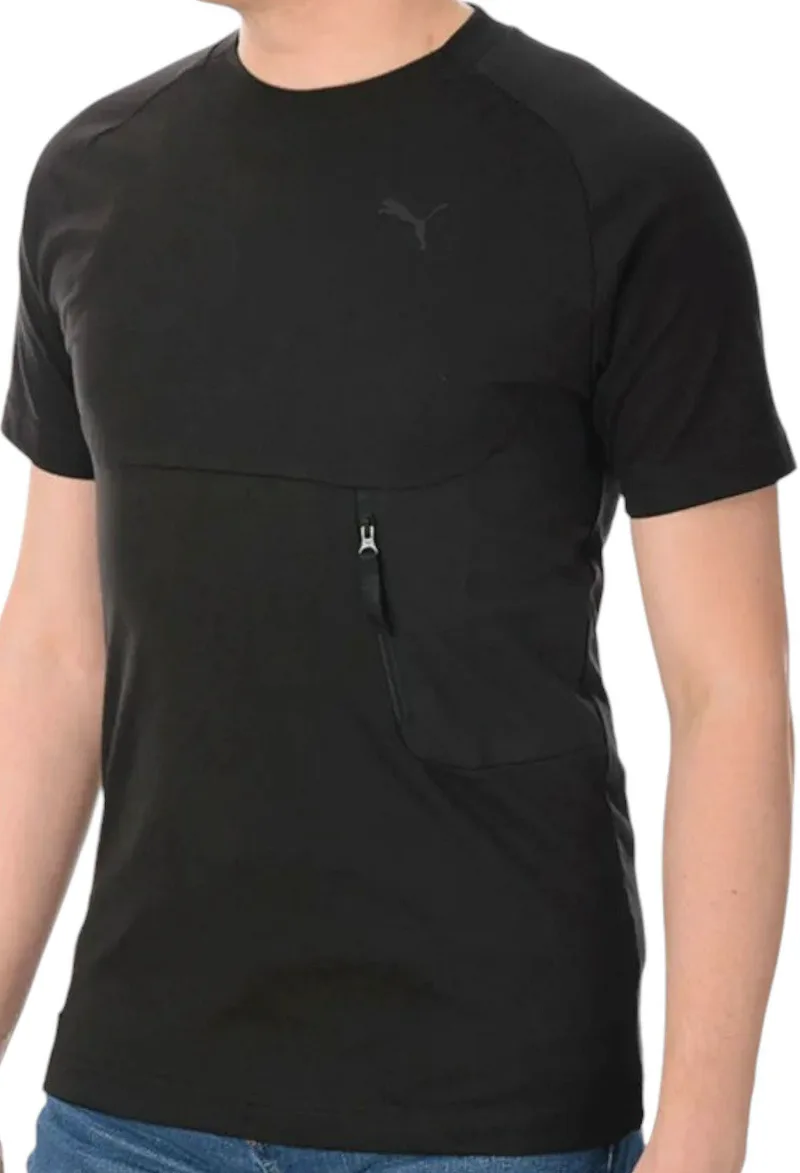 Μπλούζα Κοντομάνικη Puma Pumatech Pocket 624379-01 Ανδρικό