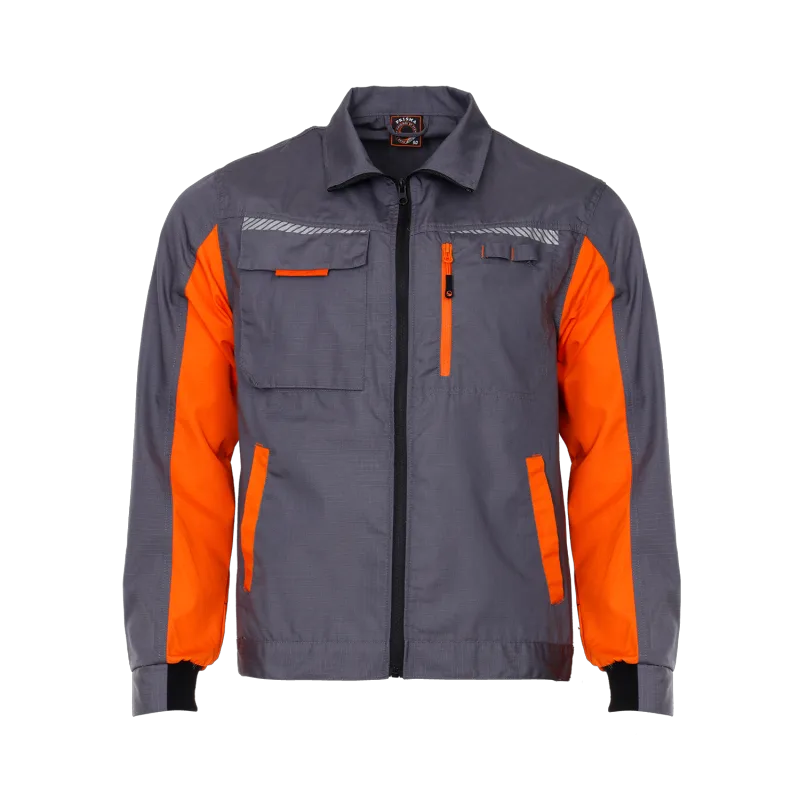 Μπουφάν εργασίας PRISMA SUMMER Stenso Grey/Orange