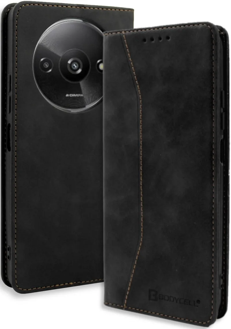 Θήκη Πορτοφόλι - Xiaomi Redmi A3 - Bodycell Book Case - Black (5206015074974)
