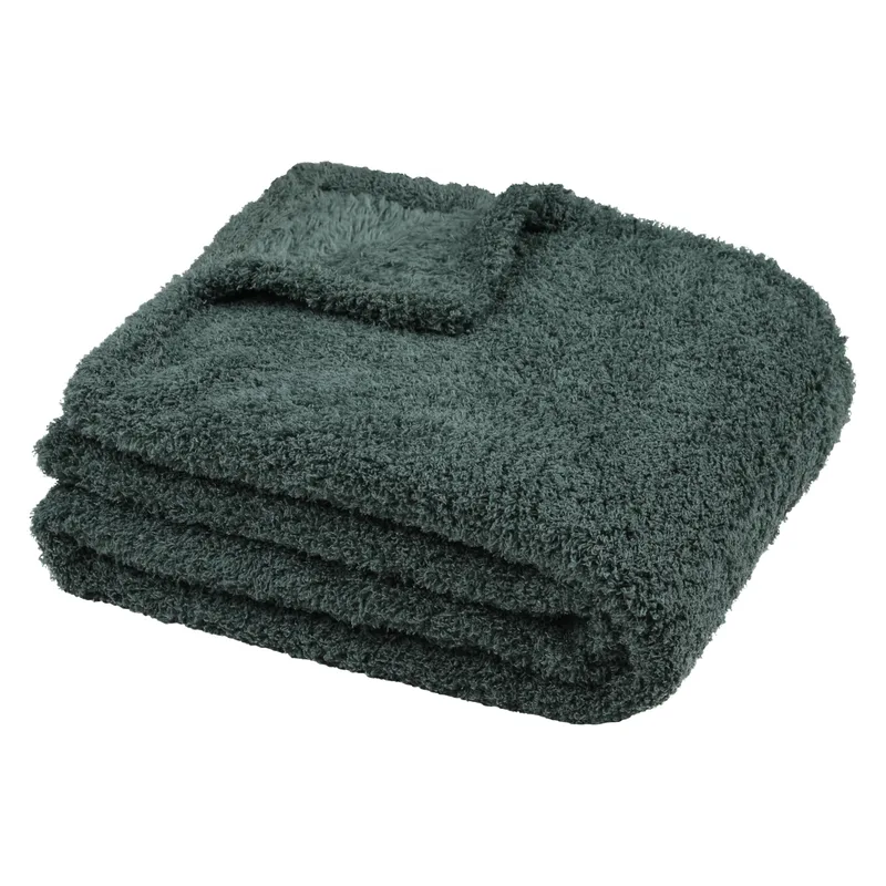 Κουβέρτα Fleece Ημίδιπλη (180x220) S-F Montreal Jade P3C681004