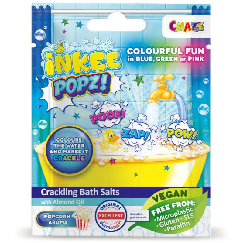 Craze Crackling Salts χρωματιστό αλάτι για το μπάνιο για παιδιά 15 γρ