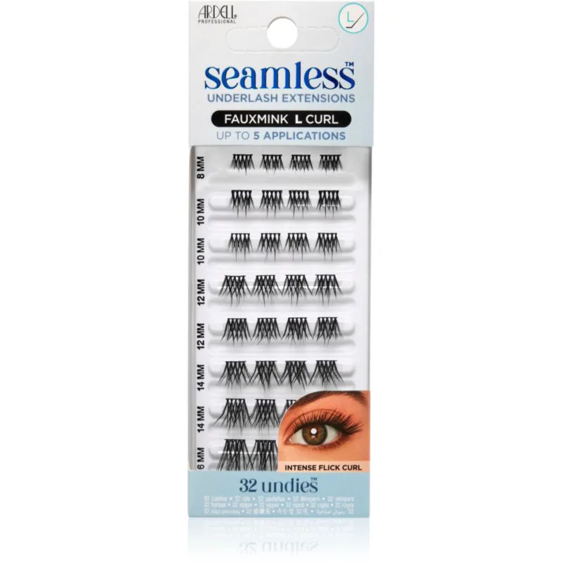 Ardell Seamless Refill Light Modern FauxMink ψεύτικες βλεφαρίδες σε τουφάκια L Curl 32 τμχ