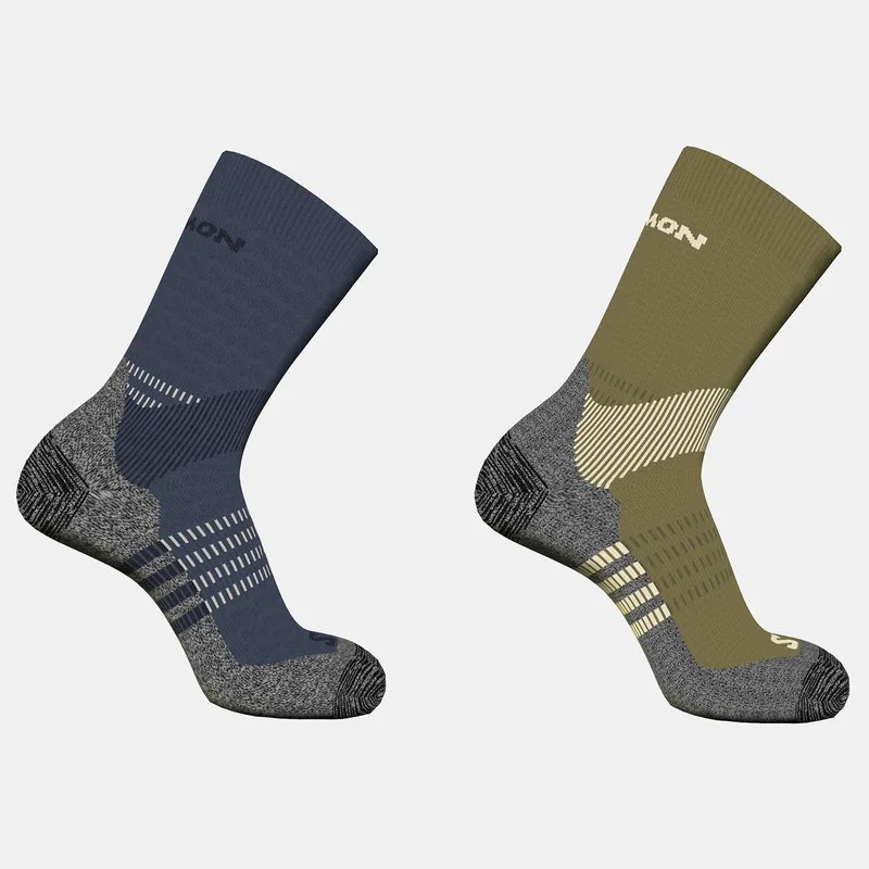 SALOMON OUTDOOR X ULTRA ACCESS CREW SOCKS 2-PACK ΠΟΛΥΧΡΩΜΟ