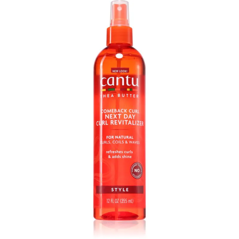 CANTU Shea Butter Curl Next Day σπρέι μαλλιών για ανέμελες μπούκλες με beach look 355 ml