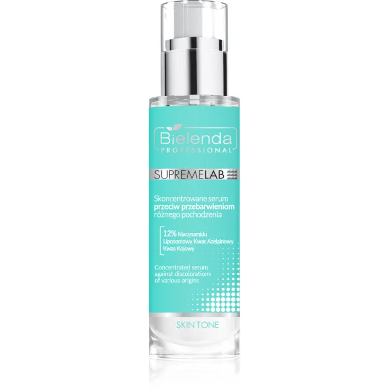 Bielenda Professional Supremelab Skin Tone Ορός αποχρωματισμού για ενοποίηση τόνου της απόχρωσης δέρματος 30 ml