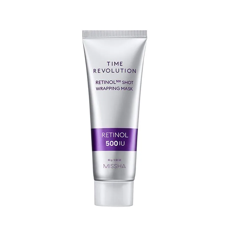 Missha Time Revolution Retinol 500 Shot Wrapping Mask 80g