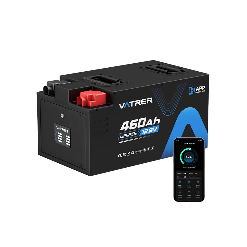 Vatrer 12V 460AH LiFePO4 Lithium Battery for RV, VAN, Motorhome, Trailer and Camper