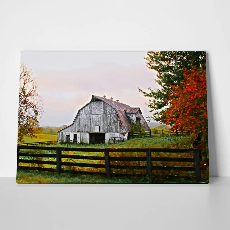Πίνακας σε Καμβά RUSTIC FARMHOUSE BARN 3