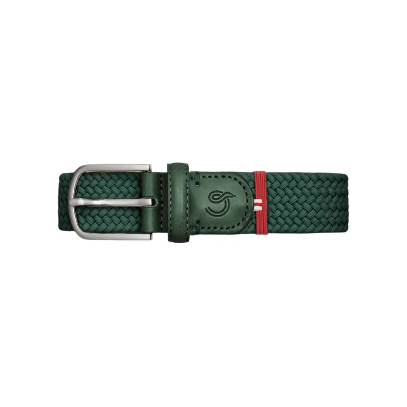 La Boucle Ανδρική Ζώνη Πλεκτή Bocconi B10-100285 Hunter Green