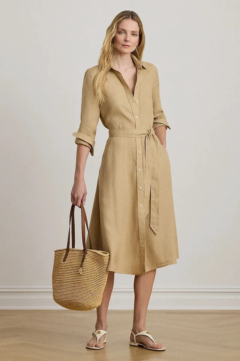 Lauren Ralph Lauren σεμιζιέ λινή
