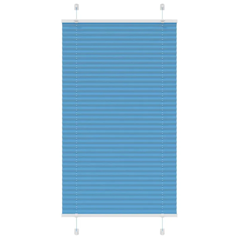 vidaXL Πλισέ Στόρι Μπλε 70x100 εκ. Πλάτος Υφάσματος 69,4 εκ. Πολυεστέρας
