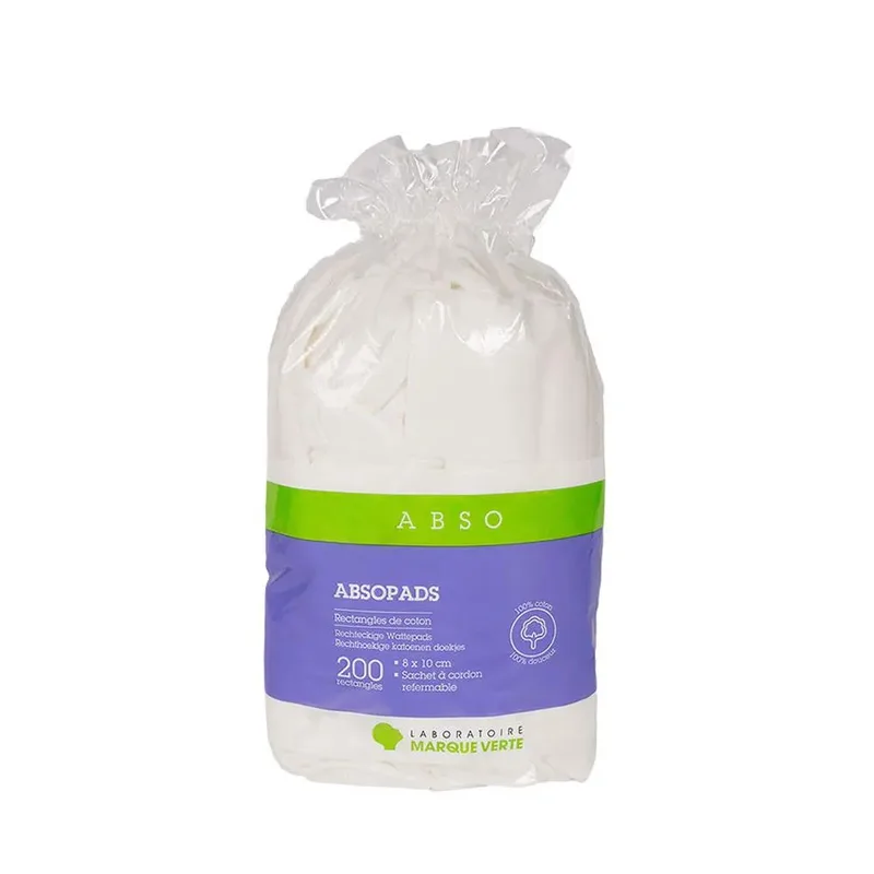 Marque Verte Absopads Cotton rectangles x200