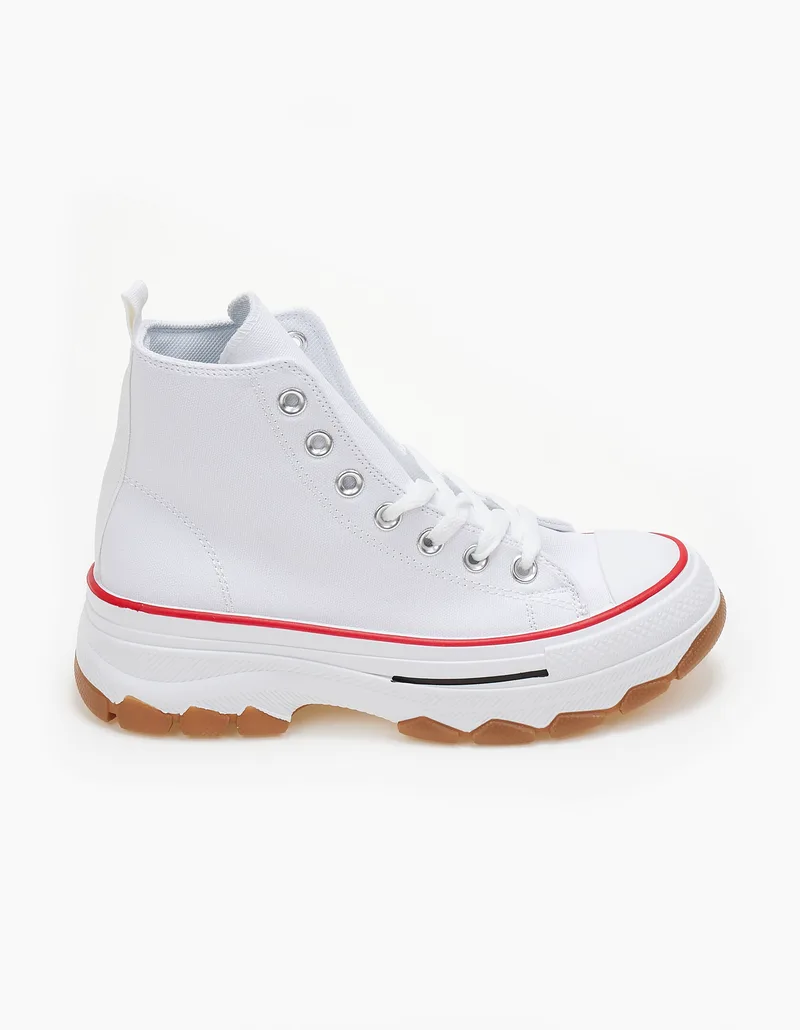 Sneakers μποτάκια - Λευκό