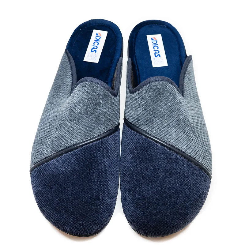 Dicas AC9161-18/08 Ανδρική Unisex Παντόφλα Μπλε Γκρι