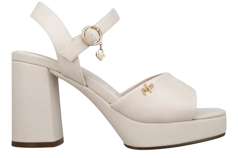 Πέδιλα Mexx Heeled sandal Lou MXTY017701W-Cream Γυναικείο