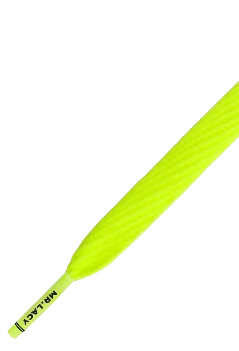 Κορδόνια Mr. Lacy Flatties Junior 110cm NLimeYel 350127-NYellow Unisex Παιδικό
