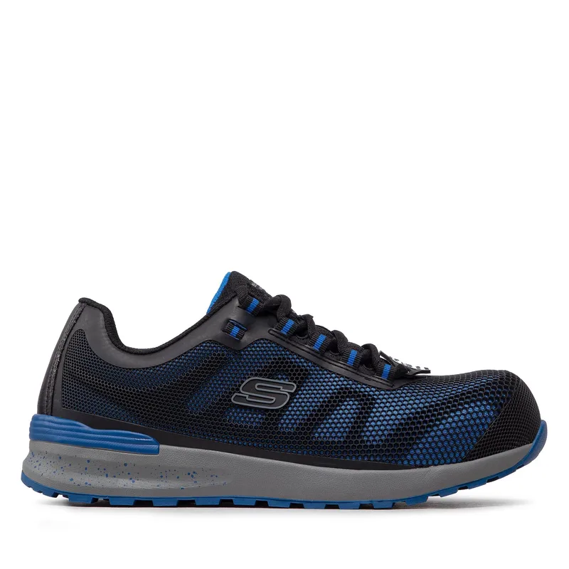Κλειστά παπούτσια Skechers Bulklin 77180EC/BLU Μαύρο