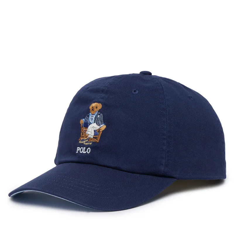 Καπέλο Jockey Polo Ralph Lauren Polo Bear Cotton Twill Ball 211B28119001 Σκούρο μπλε