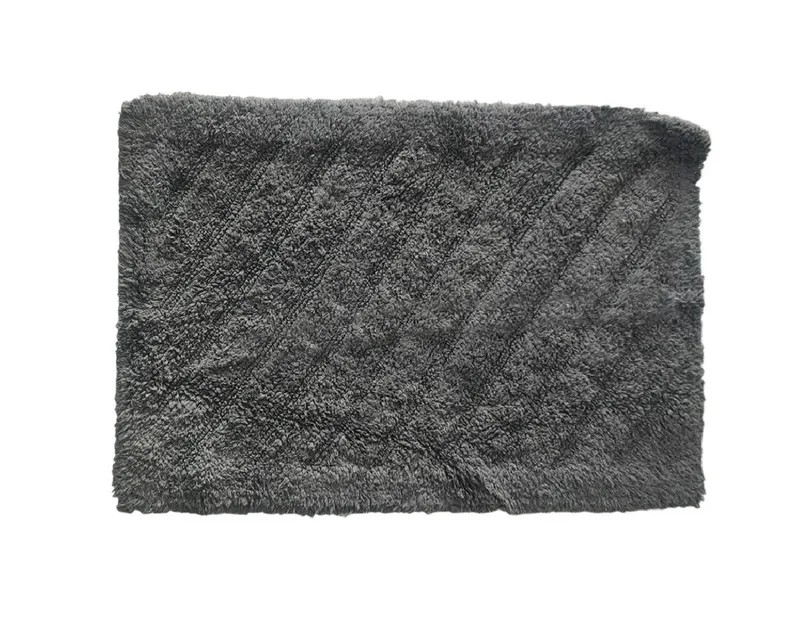 Πατάκι Μπάνιου Βαμβακερό Stripe Grey 50x80cm