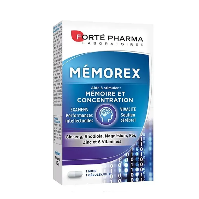 Forte Pharma Memorex Memory and concentration 30 capsules