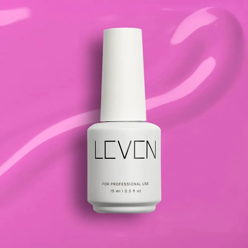 Leven | Ημιμόνιμο βερνίκι 15ml no. 174 Flirting