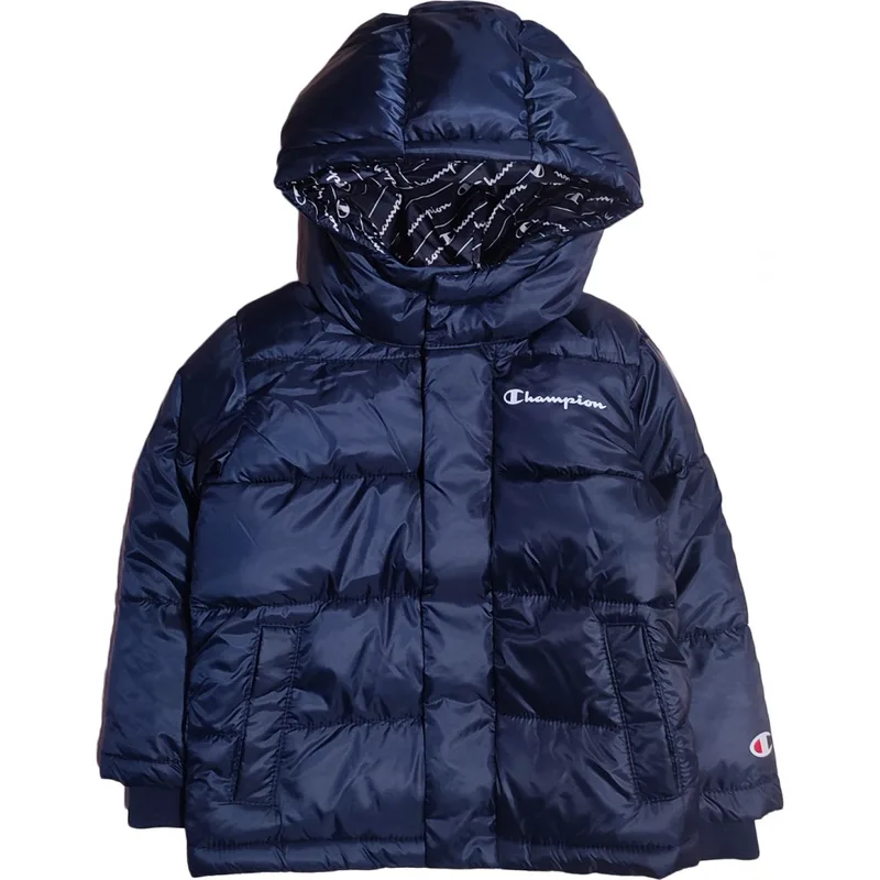 CHAMPION JR Hooded Jacket ΜΠΟΥΦΑΝ ΒΡΕΦΙΚΟ (306202-BS501)