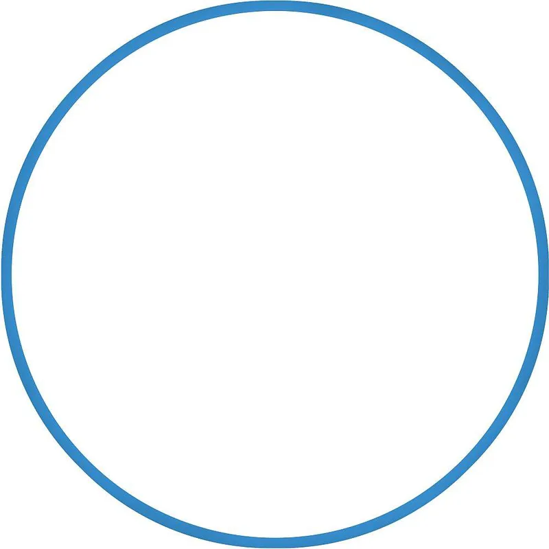 ΣΤΕΦΑΝΙ ΡΥΘΜΙΚΗΣ AMILA HULA-HOOP 60 CM ΜΠΛΕ