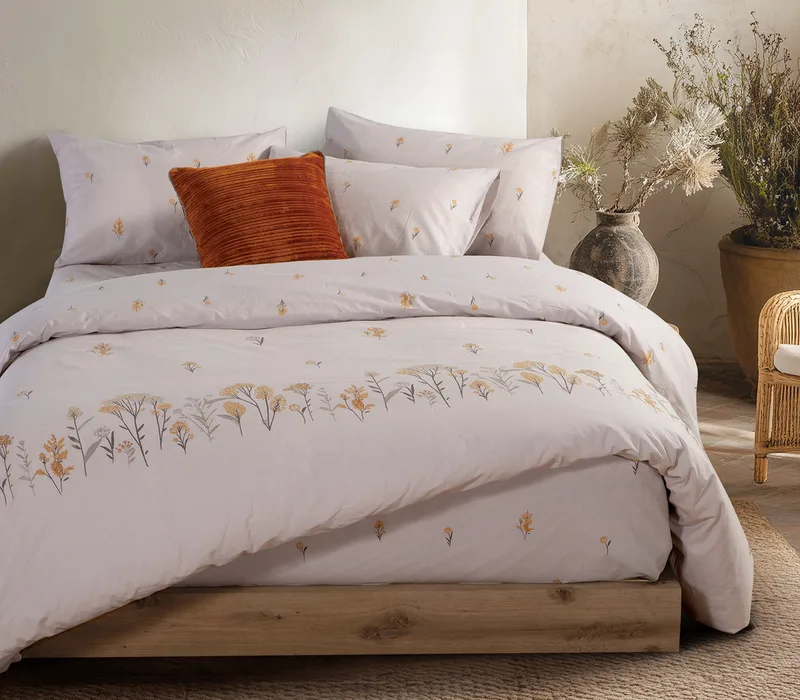 Σετ Σεντόνια Υπέρδιπλα 4 Τεμαχίων Nef-Nef Fragesca Grey 240x270