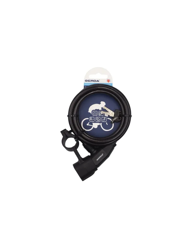 Gerda bike lock cable with carrying handle type S Flex 15008A 0SFLU150008 06A2YP
