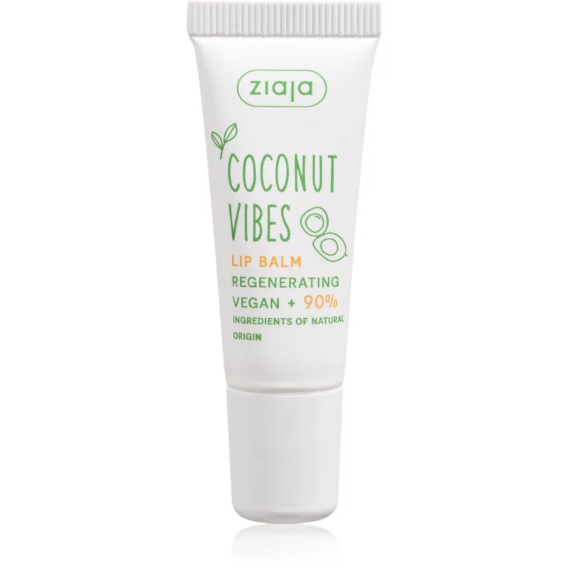 Ziaja Coconut Vibes Βάλσαμο για χείλη με αναγεννητικό αποτέλεσμα 10 ml