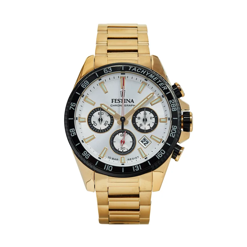 Ρολόι Festina Timeless Chronograph 20634/1 Χρυσό
