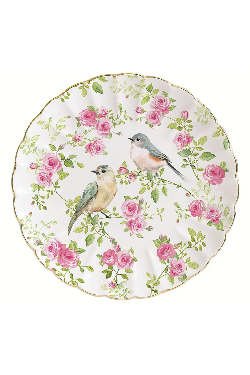 DOMUS HOMUS πορσελάνινο πιάτο γλυκού "Spring Time" 19 cm - 20-21-442