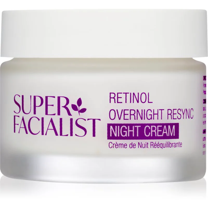 Super Facialist Retinol Overnight Resync λειαντική κρέμα νύχτας ενάντια στις ρυτίδες 50 ml