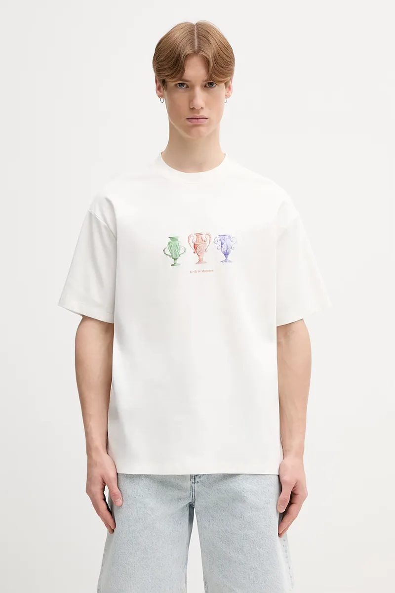 Drôle de Monsieur t-shirt ανδρικό βαμβακερό Signature