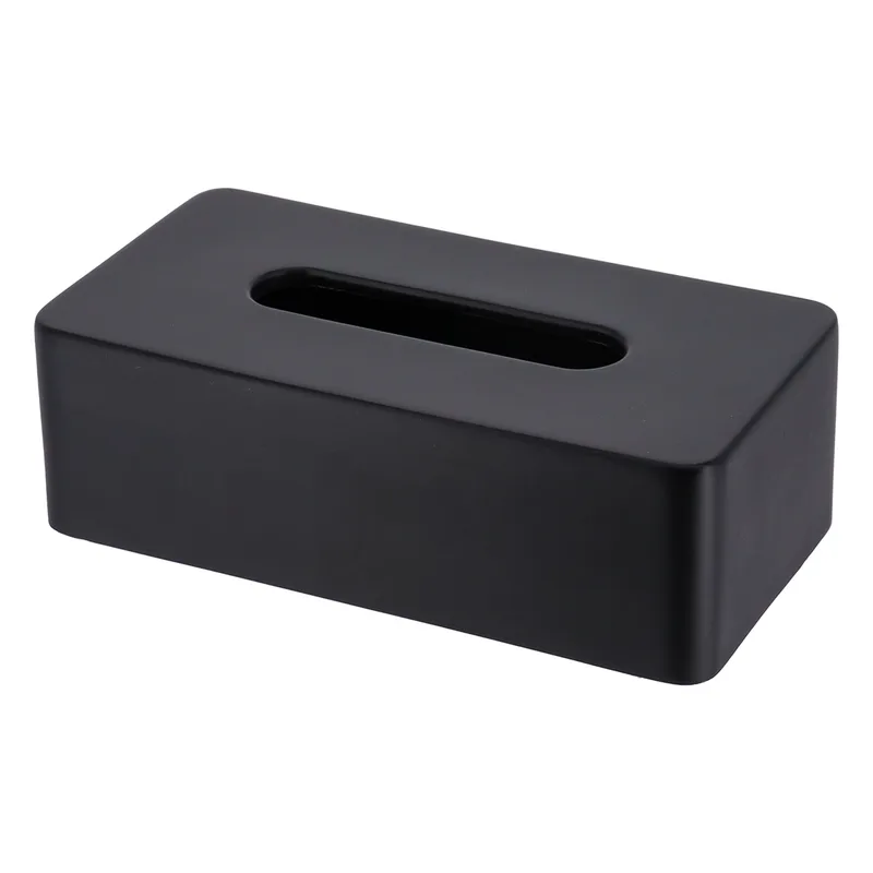 Θήκη Για Χαρτομάντηλα Polyresin Μαύρη 13,5x26x8εκ. MRShome DS-4389000 (Υλικό: Polyresin, Χρώμα: Μαύρο) - sealskin - sl-DS-4389000