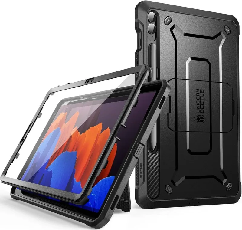 Supcase Ανθεκτική Θήκη Unicorn Beetle Pro - Samsung Galaxy Tab S9 FE Plus 12.4" X610 / X616B με Υποδοχή S Pen - Black (843439138360)