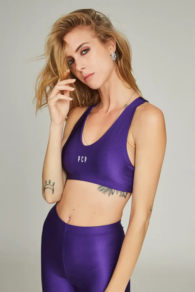 Jacqueline Αθλητικό Τοπ - PURPLE