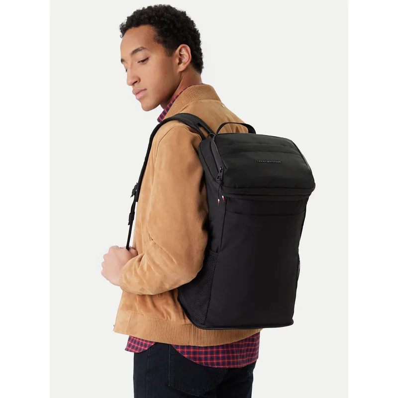 Σακίδιο Tommy Hilfiger Th Travel Packable Backpack AM0AM14037 Μαύρο