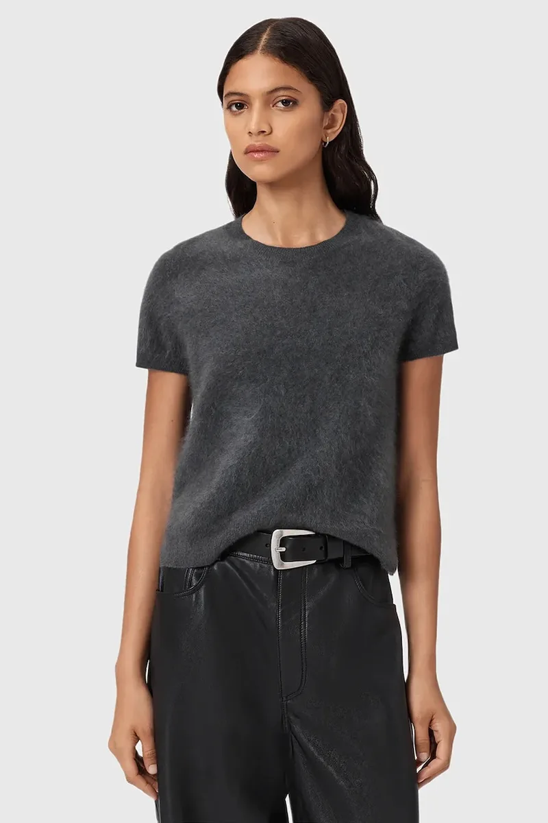 Κασμιρένιο μπλουζάκι AllSaints REBEL TEE