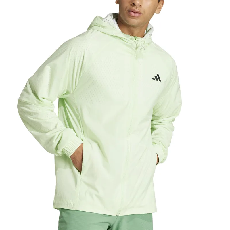 adidas Pro Semi-Transparent Full-Zip Men's Tennis Jacket