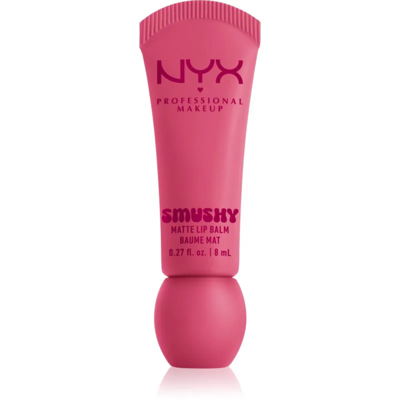 NYX Professional Makeup Smushy Matte Lip Balm Βάλσαμο για χείλη με ματ αποτελέσματα απόχρωση Swipe Sesh 8 ml