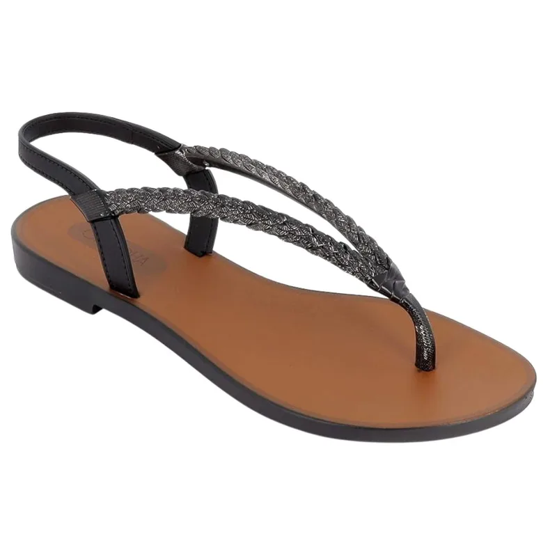 Grendha | Tropicalia Sandal | 780-19163 | Black/Brown| (82586-24464)