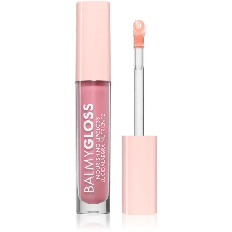 puroBIO Cosmetics BalmyGloss θρεπτικό λιπ γκλος απόχρωση 04 Baby Ροζ 4.2 γρ
