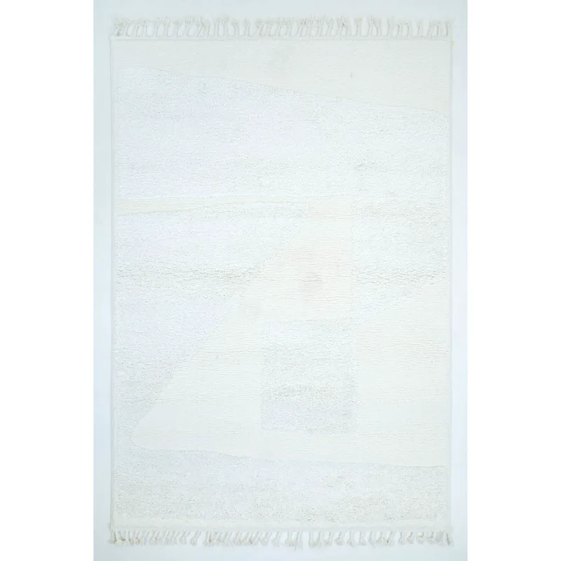 Χαλάκια Κρεβατοκάμαρας (Σετ 3 Τμχ) Ezzo Neve Shaggy D109A1A Cream