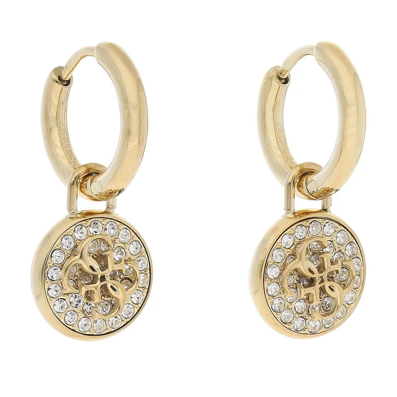 Σκουλαρίκια Guess Dreaming Guess JUBE03 131JW Κίτρινος χρυσός